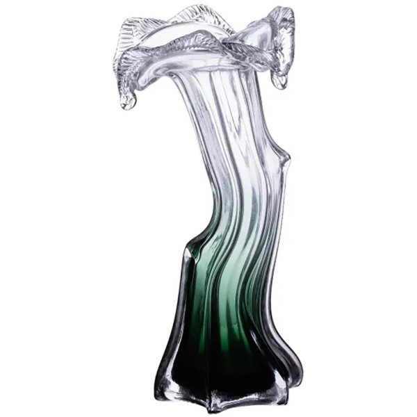 Фото - Ваза Yiwu Murano 29 см зеленый (HP-9-1)